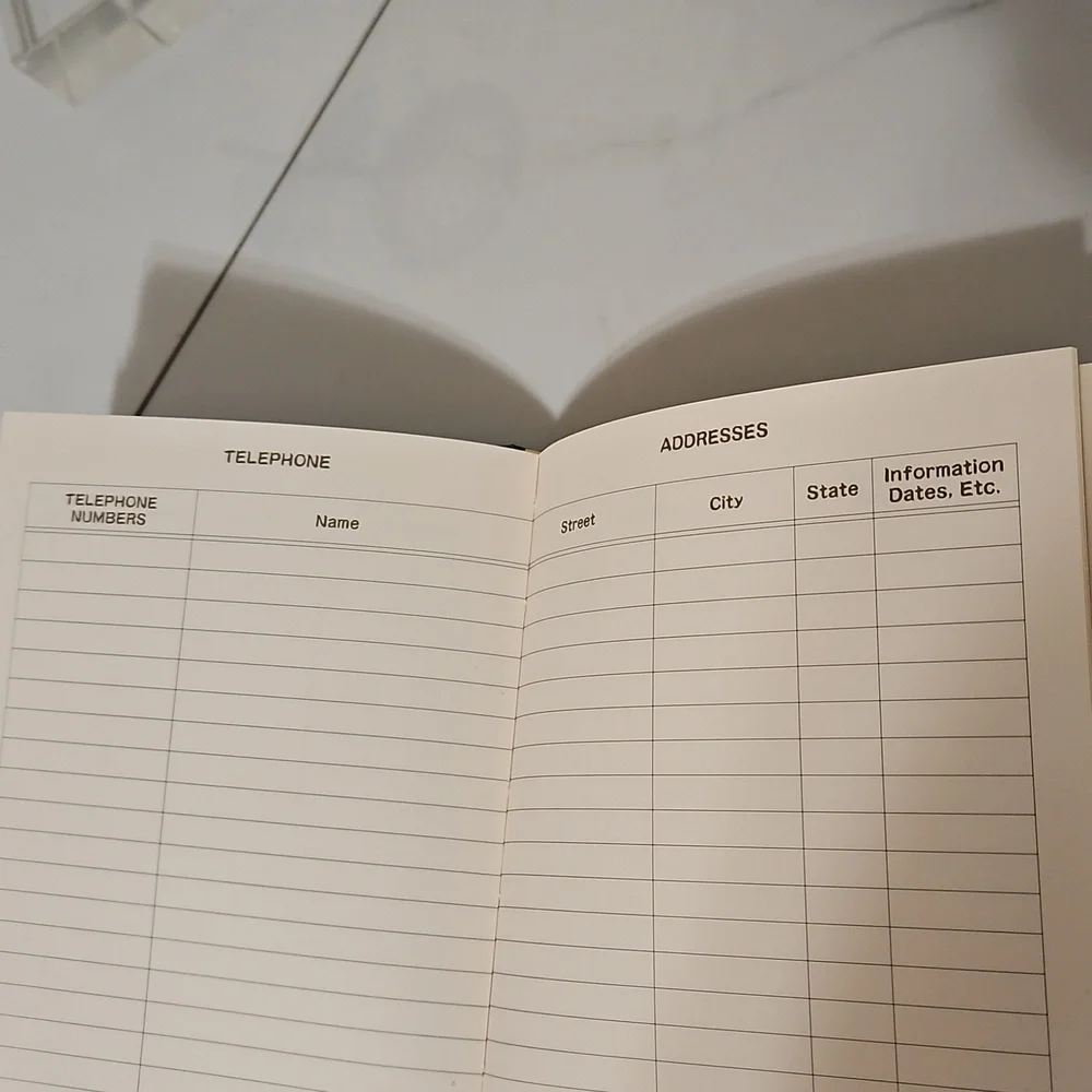 Vintage Fancy Address Book